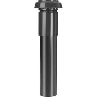 Burgerhout WTW3000 ventilatiedakdoorvoer aluminium geïsoleerd 180-150mm zwart